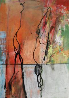 50x70 Acryl auf Leinwand